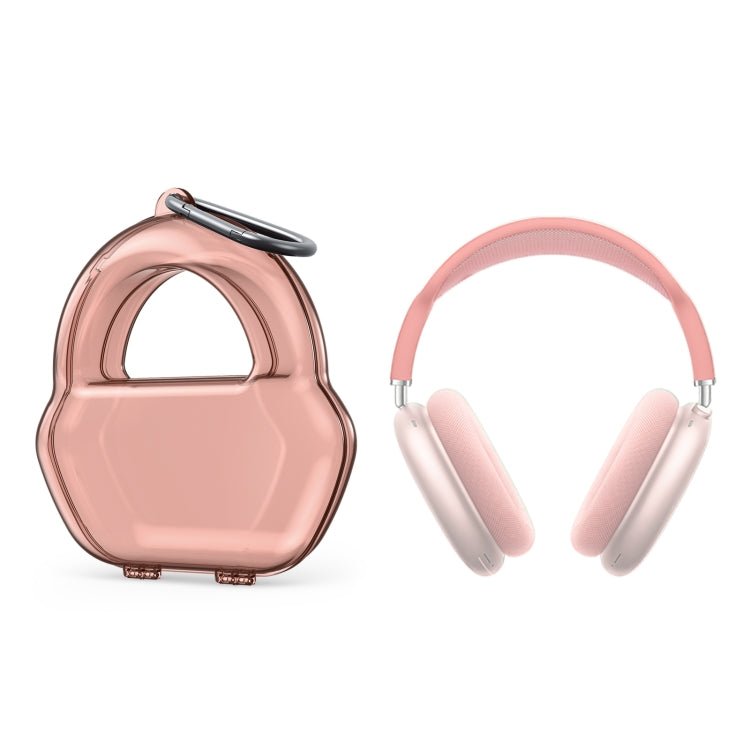 PP Jelly Color Headphone Protective Case for AirPods Max, with Hook(Red) - For AirPods Max by PMC TechLife | Online Shopping South Africa | PMC TechLife