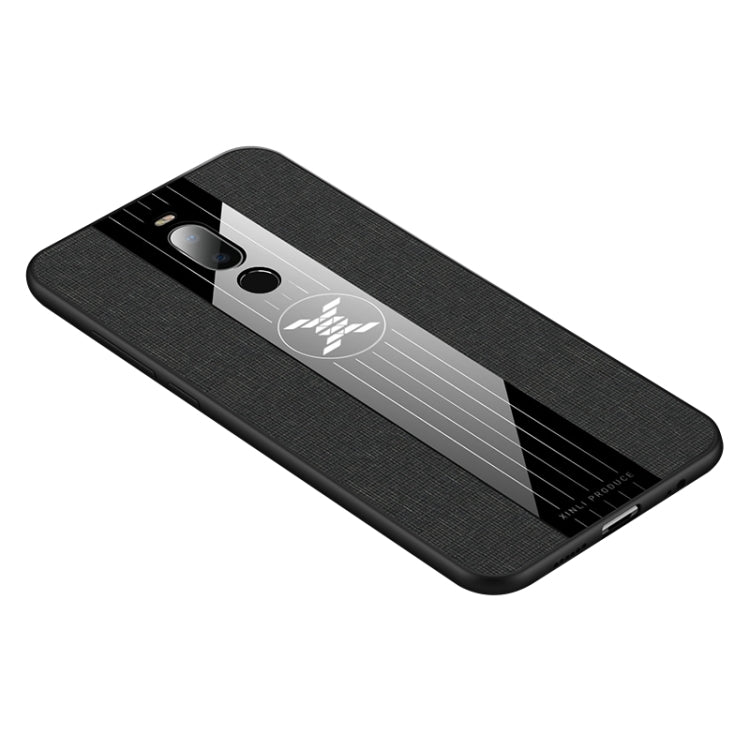 For Meizu Note 8 XINLI Stitching Cloth Texture Shockproof TPU Protective Case(Black) - Meizu by XINLI | Online Shopping South Africa | PMC Jewellery | Buy Now Pay Later Mobicred