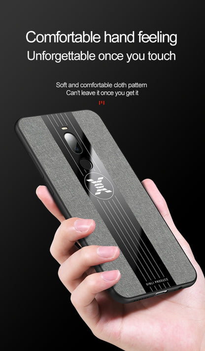 For Meizu Note 8 XINLI Stitching Cloth Texture Shockproof TPU Protective Case(Black) - Meizu by XINLI | Online Shopping South Africa | PMC Jewellery | Buy Now Pay Later Mobicred