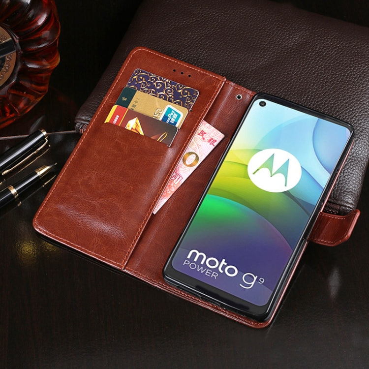 For Lenovo K12 Pro idewei Crazy Horse Texture Horizontal Flip Leather Case with Holder & Card Slots & Wallet(Brown) - Lenovo by idewei | Online Shopping South Africa | PMC Jewellery | Buy Now Pay Later Mobicred