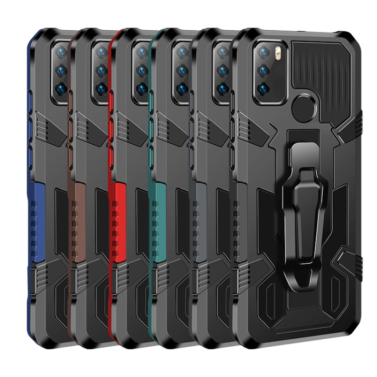 For Infinix Note7 Lite / Hot 9 Machine Armor Warrior Shockproof PC + TPU Protective Case(Black) - Infinix Cases by idewei | Online Shopping South Africa | PMC TechLife
