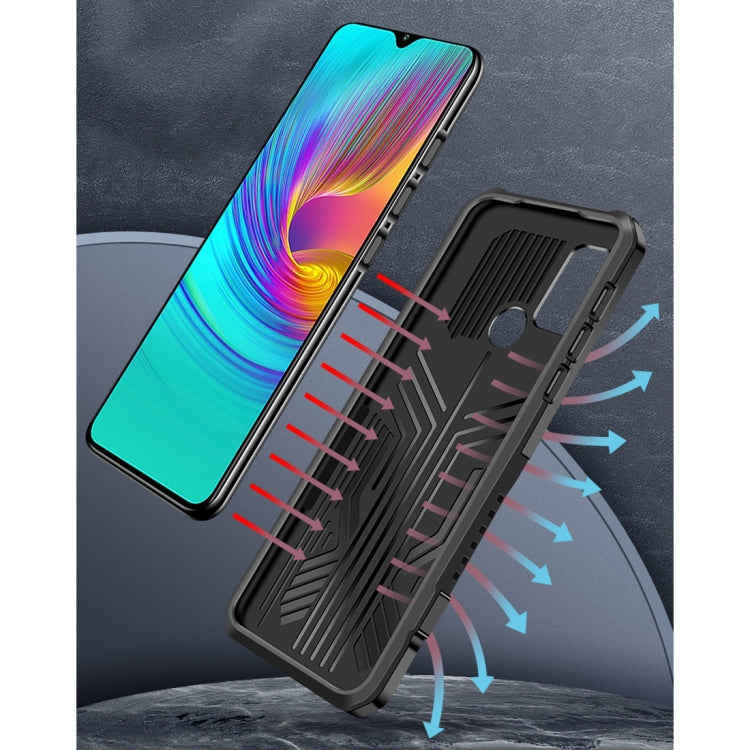 For Infinix Note7 Lite / Hot 9 Machine Armor Warrior Shockproof PC + TPU Protective Case(Black) - Infinix Cases by idewei | Online Shopping South Africa | PMC Jewellery