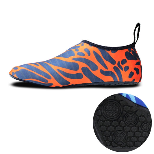 Non-slip Wear-resisting Thick Rubber Sole Diving Shoes and  Socks, One Pair, Size:L (Figured Orange) - Swimming Fins & Diving Shoes by PMC Jewellery | Online Shopping South Africa | PMC Jewellery | Buy Now Pay Later Mobicred