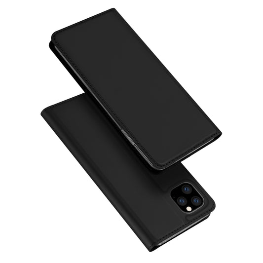 For iPhone 11 DUX DUCIS Skin Pro Series Shockproof Horizontal Flip Leather Case with Holder & Card Slots(Black) - iPhone 11 Cases by DUX DUCIS | Online Shopping South Africa | PMC Jewellery | Buy Now Pay Later Mobicred