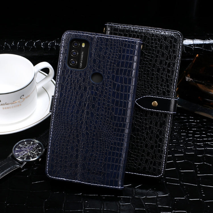 For Blackview A70 idewei Crocodile Texture Horizontal Flip Leather Case with Holder & Card Slots & Wallet(Black) - More Brand by idewei | Online Shopping South Africa | PMC TechLife | Buy Now Pay Later Mobicred