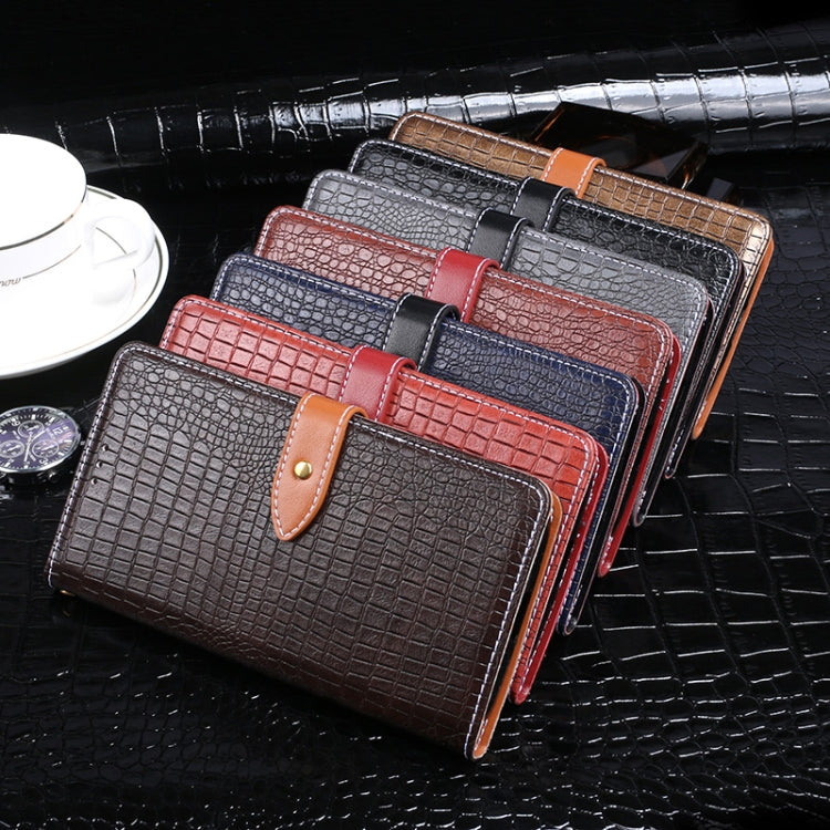 For Blackview A70 idewei Crocodile Texture Horizontal Flip Leather Case with Holder & Card Slots & Wallet(Black) - More Brand by idewei | Online Shopping South Africa | PMC TechLife | Buy Now Pay Later Mobicred