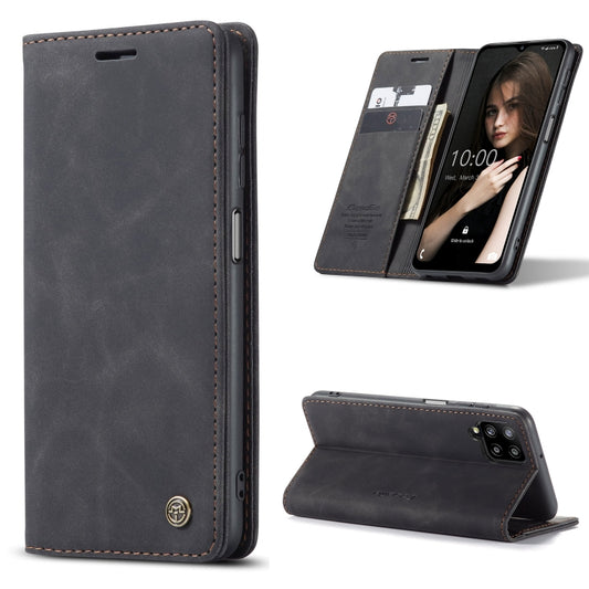 For Samsung Galaxy A12 CaseMe 013 Multifunctional Horizontal Flip Leather Case with Holder & Card Slot & Wallet(Black) - Galaxy Phone Cases by CaseMe | Online Shopping South Africa | PMC Jewellery | Buy Now Pay Later Mobicred