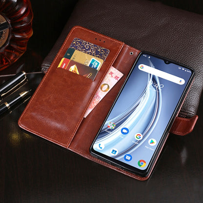 For UMIDIGI A9 idewei Crazy Horse Texture Horizontal Flip Leather Case with Holder & Card Slots & Wallet(Rose Red) - More Brand by idewei | Online Shopping South Africa | PMC Jewellery | Buy Now Pay Later Mobicred