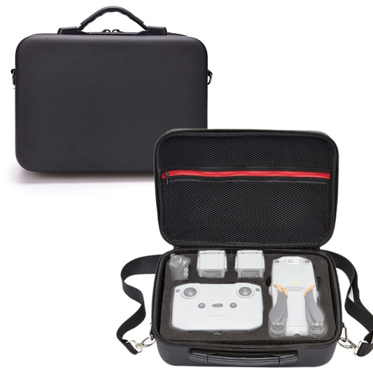 Portable Single Shoulder Storage Travel Carrying PU Cover Case Box for DJI Air 2S(Black + Black Liner) -  by PMC Jewellery | Online Shopping South Africa | PMC Jewellery | Buy Now Pay Later Mobicred