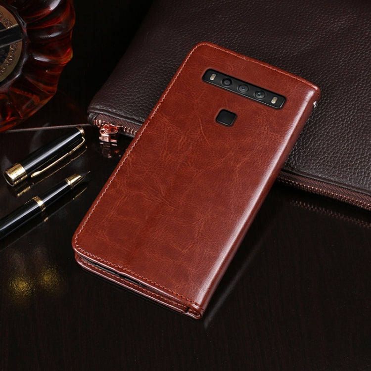 For TCL 10 5G UW idewei Crazy Horse Texture Horizontal Flip Leather Case with Holder & Card Slots & Wallet(Red) - More Brand by idewei | Online Shopping South Africa | PMC Jewellery | Buy Now Pay Later Mobicred