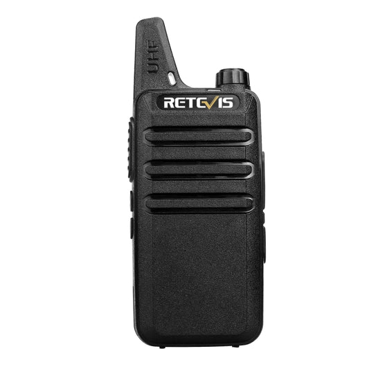 1 Pair RETEVIS RT622 EU Frequency 400-480MHz 16CHS Two Way Radio Handheld Walkie Talkie, EU Plug(Black) - Handheld Walkie Talkie by RETEVIS | Online Shopping South Africa | PMC Jewellery | Buy Now Pay Later Mobicred