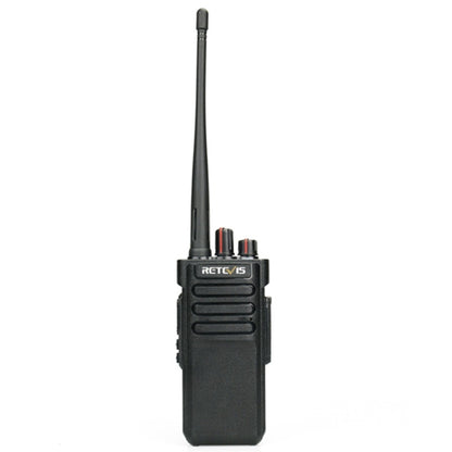 RETEVIS RT29 10W UHF 400-480MHz 16CHS Two Way Radio Handheld Walkie Talkie, EU Plug(Black) - Handheld Walkie Talkie by RETEVIS | Online Shopping South Africa | PMC Jewellery | Buy Now Pay Later Mobicred