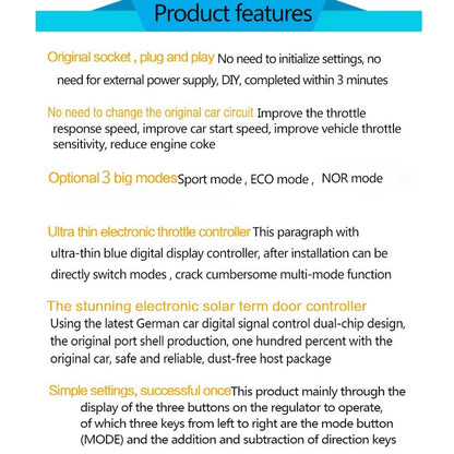 For Nissan NV350 2007- Car Potent Booster Electronic Throttle Controller - Car Modification by PMC Jewellery | Online Shopping South Africa | PMC Jewellery | Buy Now Pay Later Mobicred