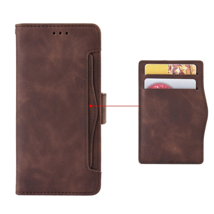 For OPPO A94 5G / Reno5Z 5G / F19 Pro+ 5G Skin Feel Calf Pattern Horizontal Flip Leather Case with Holder & Card Slots & Photo Frame(Brown) - OPPO Cases by PMC Jewellery | Online Shopping South Africa | PMC Jewellery | Buy Now Pay Later Mobicred