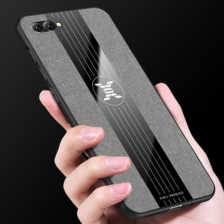 For Huawei nova 2s XINLI Stitching Cloth Textue Shockproof TPU Protective Case(Grey) - Huawei Cases by XINLI | Online Shopping South Africa | PMC TechLife | Buy Now Pay Later Mobicred