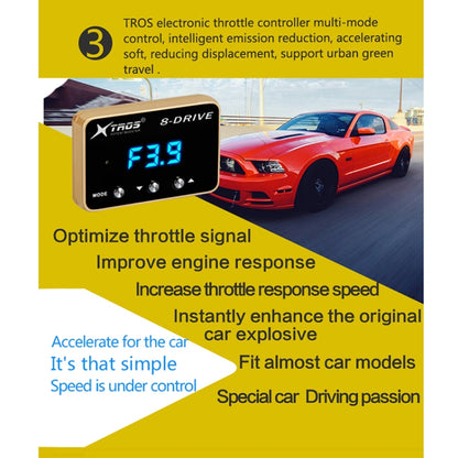 For Ford Mustang 2011- TROS 8-Drive Potent Booster Electronic Throttle Controller Speed Booster - Car Modification by TROS | Online Shopping South Africa | PMC Jewellery | Buy Now Pay Later Mobicred