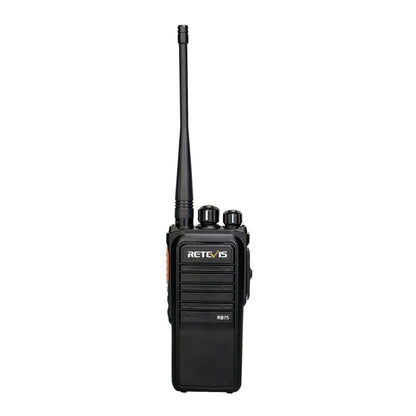 RETEVIS RB75 5W US Frequency 462.5500-467.7125MHz 30CHS GMRS Two Way Radio Handheld Walkie Talkie(Black) - Handheld Walkie Talkie by RETEVIS | Online Shopping South Africa | PMC Jewellery | Buy Now Pay Later Mobicred