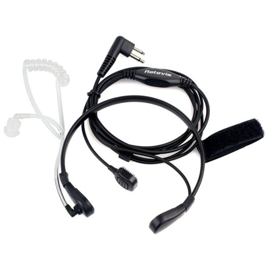 RETEVIS M Throat PTT Covert Acoustic Tube Earphone Speaker Microphone - Microphones & Headsets by RETEVIS | Online Shopping South Africa | PMC Jewellery | Buy Now Pay Later Mobicred