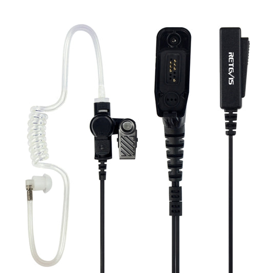 RETEVIS R-1M21 Two-wire Large PTT Acoustic Tube Earphone Microphone for Motorola XPR6000/XPR6550/DP4800/DP4801 - Microphones & Headsets by RETEVIS | Online Shopping South Africa | PMC Jewellery | Buy Now Pay Later Mobicred