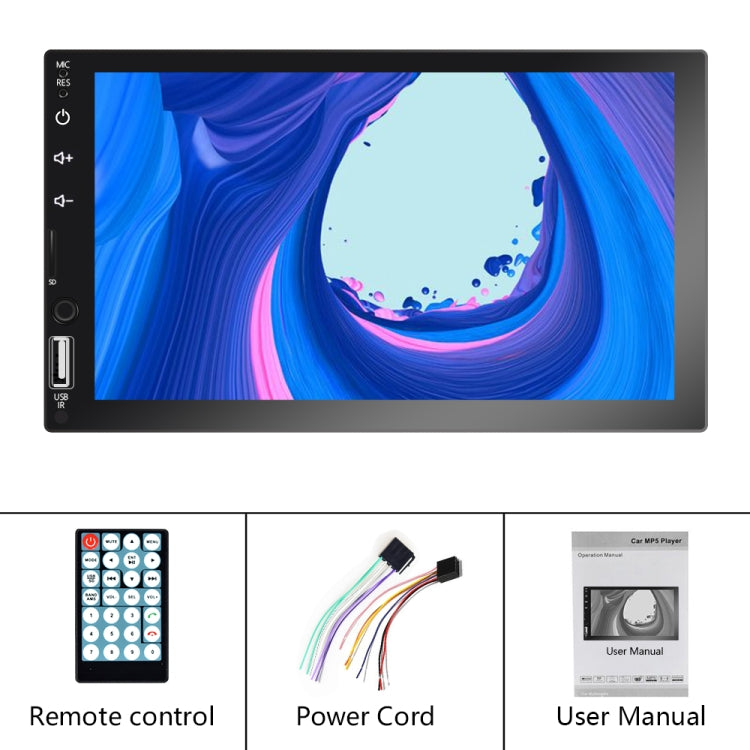 Q3161 7 inch Car MP5 Player Support FM / TF / Bluetooth with Remote Controler - free shipping - PMC TechLife - Order now!