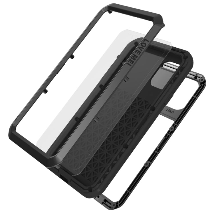 For iPhone 11 Pro Max LOVE MEI Metal Shockproof Waterproof Dustproof Protective Case(White) - iPhone 11 Pro Max Cases by LOVE MEI | Online Shopping South Africa | PMC TechLife | Buy Now Pay Later Mobicred