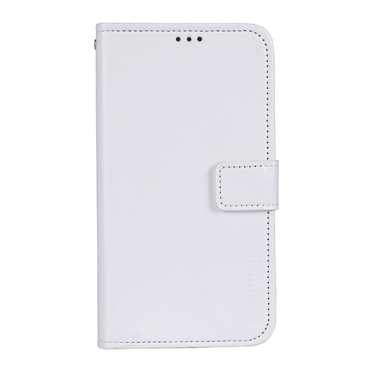 For Oukitel C23 Pro idewei Crazy Horse Texture Horizontal Flip Leather Case with Holder & Card Slots & Wallet(White) - More Brand by idewei | Online Shopping South Africa | PMC Jewellery | Buy Now Pay Later Mobicred