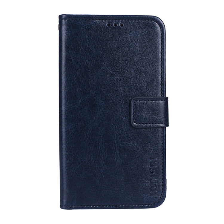 For Wiko Y51 idewei Crazy Horse Texture Horizontal Flip Leather Case with Holder & Card Slots & Wallet(Blue) - Wiko by idewei | Online Shopping South Africa | PMC Jewellery | Buy Now Pay Later Mobicred