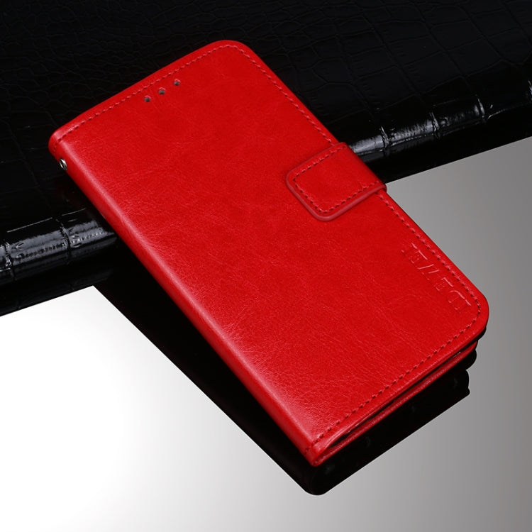 For Wiko Y51 idewei Crazy Horse Texture Horizontal Flip Leather Case with Holder & Card Slots & Wallet(Red) - Wiko by idewei | Online Shopping South Africa | PMC Jewellery | Buy Now Pay Later Mobicred