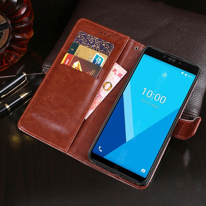 For Wiko Y51 idewei Crazy Horse Texture Horizontal Flip Leather Case with Holder & Card Slots & Wallet(Brown) - Wiko by idewei | Online Shopping South Africa | PMC Jewellery | Buy Now Pay Later Mobicred