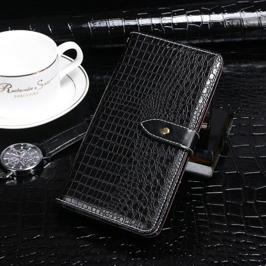 For Wiko Y62 idewei Crocodile Texture Horizontal Flip Leather Case with Holder & Card Slots & Wallet(Black) - Wiko by idewei | Online Shopping South Africa | PMC Jewellery | Buy Now Pay Later Mobicred