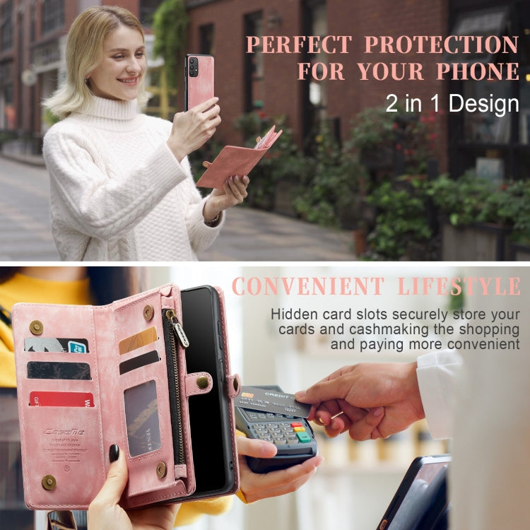 For Samsung Galaxy A32 5G CaseMe Detachable Multifunctional Horizontal Flip Leather Phone Case (Pink) - Galaxy Phone Cases by CaseMe | Online Shopping South Africa | PMC Jewellery | Buy Now Pay Later Mobicred