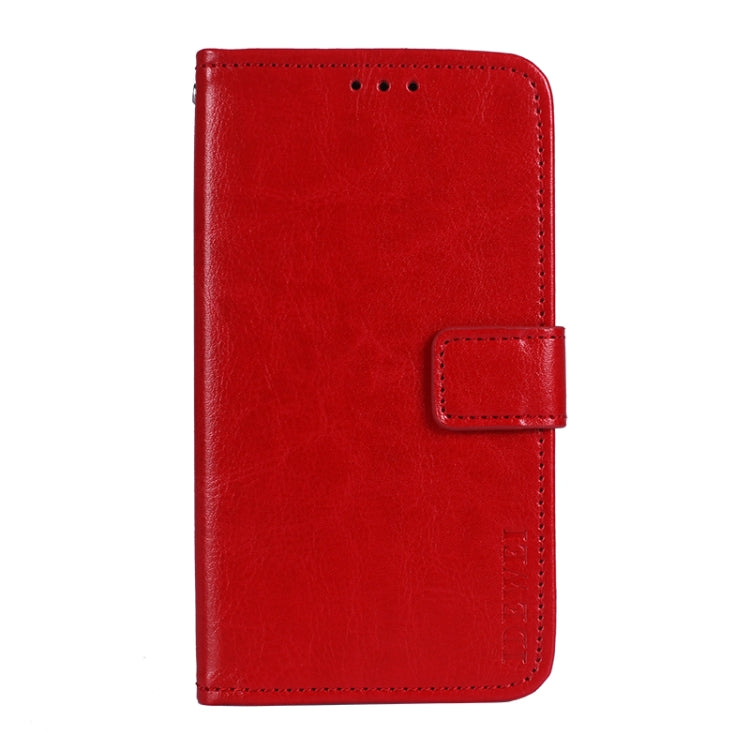 For Doogee X95 / X95 Pro idewei Crazy Horse Texture Horizontal Flip Leather Case with Holder & Card Slots & Wallet(Red) - More Brand by idewei | Online Shopping South Africa | PMC Jewellery | Buy Now Pay Later Mobicred