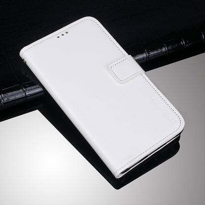 For Wiko Power U10 idewei Crazy Horse Texture Horizontal Flip Leather Case with Holder & Card Slots & Wallet(White) - Wiko by idewei | Online Shopping South Africa | PMC Jewellery | Buy Now Pay Later Mobicred