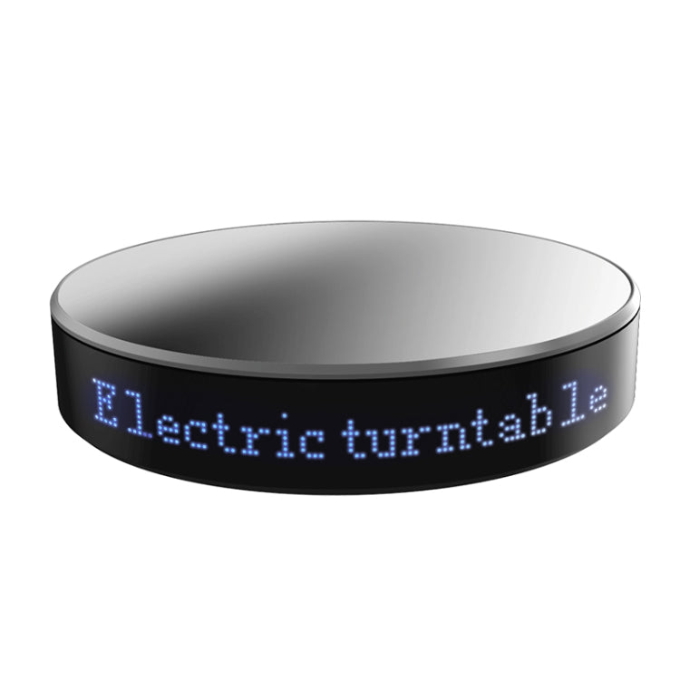 Intelligent APP Screen Display Electric Rotating Turntable Mirror Display Stand Live Broadcast Video Shooting Props Turntable(Blue Light) - free shipping - PMc TechLife - Order now!