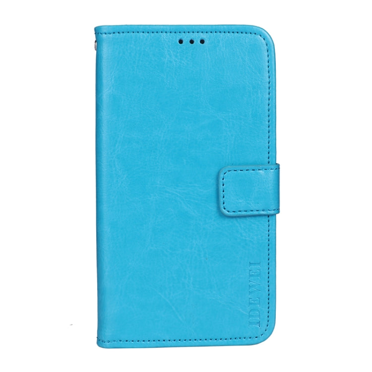 For Lenovo K13 idewei Crazy Horse Texture Horizontal Flip Leather Case with Holder & Card Slots & Wallet(Sky Blue) - Lenovo by idewei | Online Shopping South Africa | PMC Jewellery | Buy Now Pay Later Mobicred