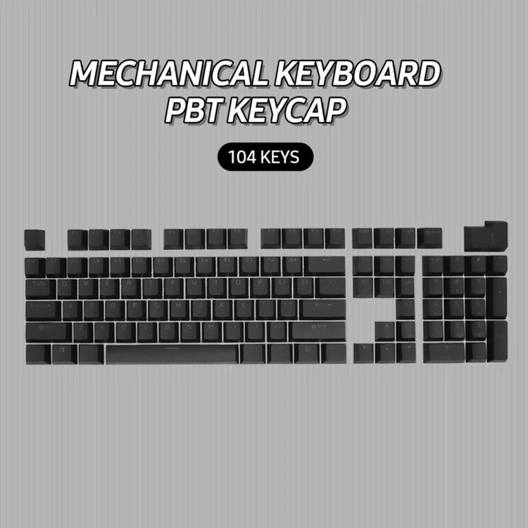 HXSJ P9 104 Keys PBT Color Mechanical Keyboard Keycaps(White) - Other by HXSJ | Online Shopping South Africa | PMC Jewellery | Buy Now Pay Later Mobicred