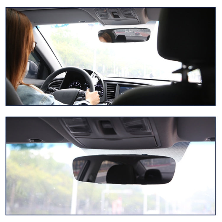 3R-338 Curved Mirror 270mm Car Rearview Retrofit Frameless Clear Large Mirror(White) - Interior Mirrors by 3R | Online Shopping South Africa | PMC TechLife | Buy Now Pay Later Mobicred