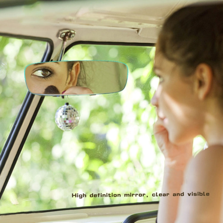 3R-337 Curved Mirror 250mm Car Rearview Retrofit Frameless Clear Large Mirror(White) - Interior Mirrors by 3R | Online Shopping South Africa | PMC TechLife | Buy Now Pay Later Mobicred