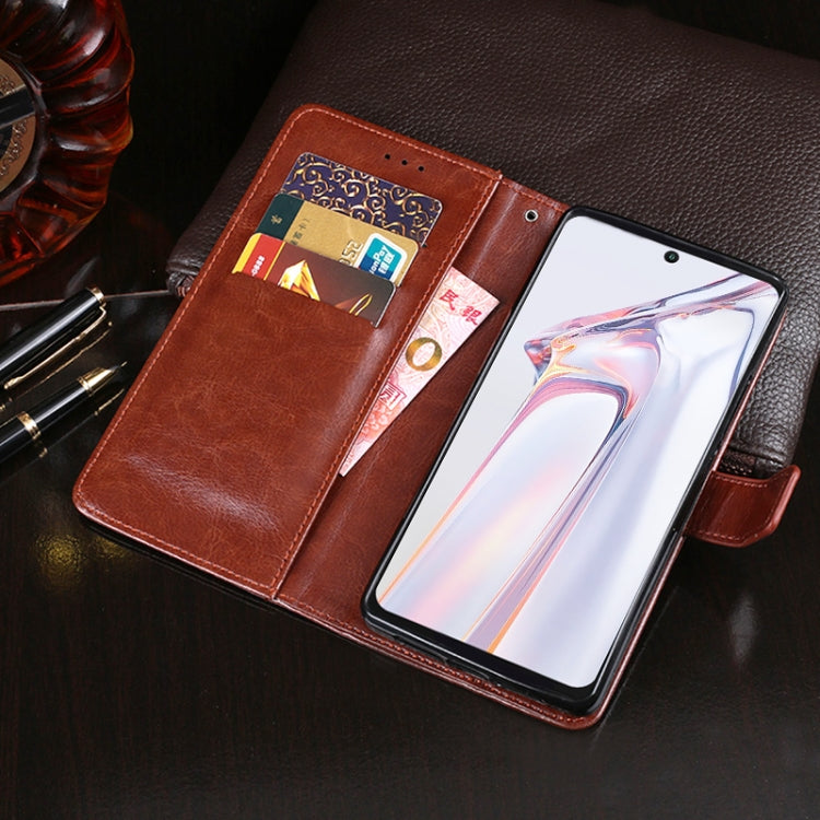 For Blackview A100 idewei Crazy Horse Texture Horizontal Flip Leather Case with Holder & Card Slots & Wallet(Rose Red) - More Brand by idewei | Online Shopping South Africa | PMC TechLife | Buy Now Pay Later Mobicred