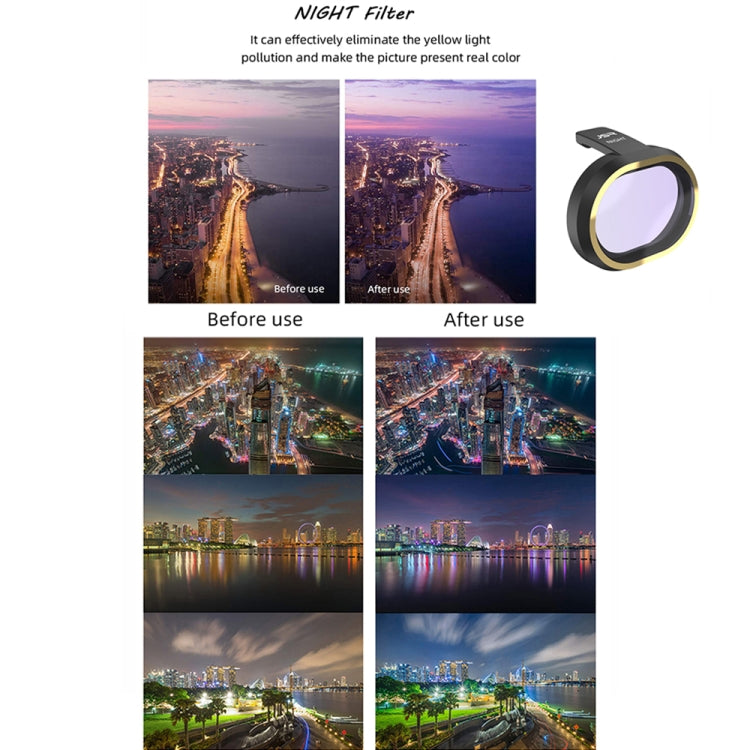 JSR for FiMi X8 mini Drone 8 in 1 UV + CPL + ND8 + ND16 + ND32 + STAR + NIGHT Lens Filter Kit -  by JSR | Online Shopping South Africa | PMC Jewellery | Buy Now Pay Later Mobicred