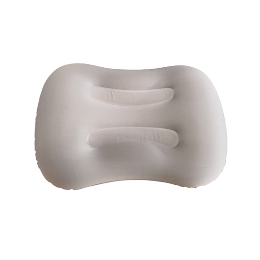 Outdoor Camping Trip Foldable Portable Inflatable Pillow Nap Waist Pillow, Specification:Press to Inflate(Light Gray) - Camping Mats by PMC Jewellery | Online Shopping South Africa | PMC Jewellery | Buy Now Pay Later Mobicred