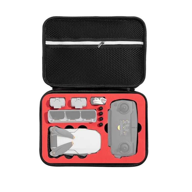 For DJI Mini SE Shockproof Nylon Carrying Hard Case Storage Bag, Size: 21.5 x 29.5 x 10cm(Black + Red Liner) - Carry Cases & Bags by PMC Jewellery | Online Shopping South Africa | PMC Jewellery | Buy Now Pay Later Mobicred