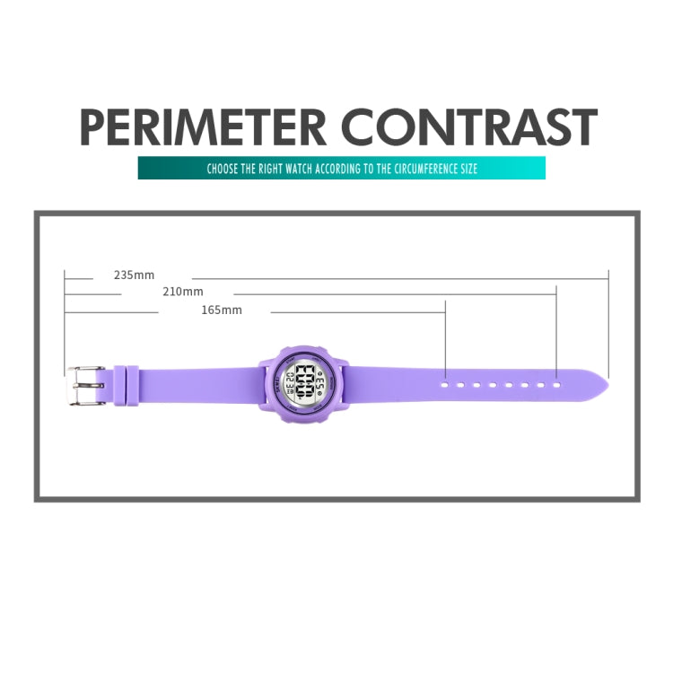 SKMEI 1721 Triplicate Round Dial LED Digital Display Luminous Silicone Strap Electronic Watch(White) - free shipping - PMC TechLife - Order now!