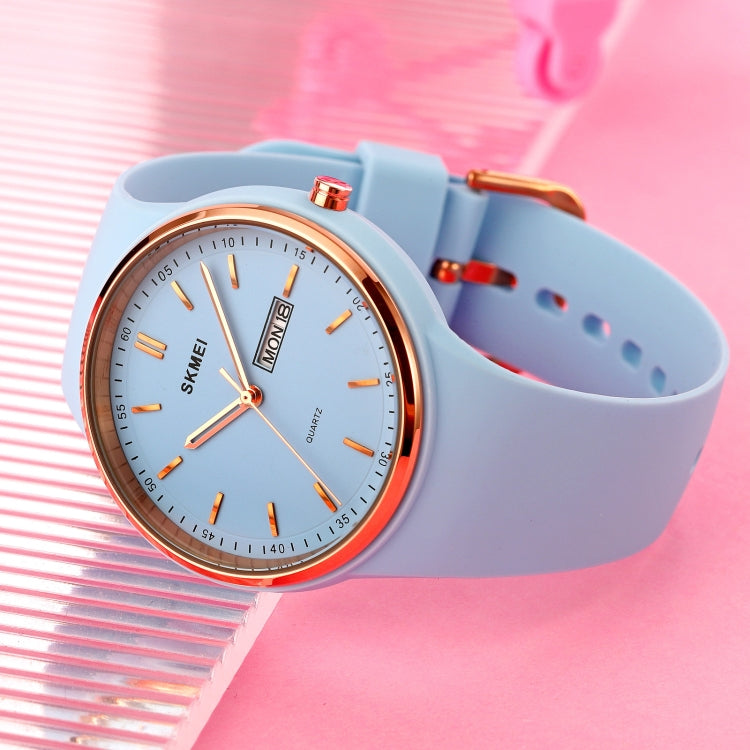 SKMEI 1747 Simple Bar scale Dial Silicone Strap Quartz Watch for Ladies(Black) - free shipping - PMC TechLife - Order now!
