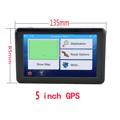 Q5 Car 5 inch HD TFT Touch Screen GPS Navigator Support TF Card / MP3 / FM Transmitter, Specification:North America Map - Car Monitor by PMC Jewellery | Online Shopping South Africa | PMC Jewellery | Buy Now Pay Later Mobicred