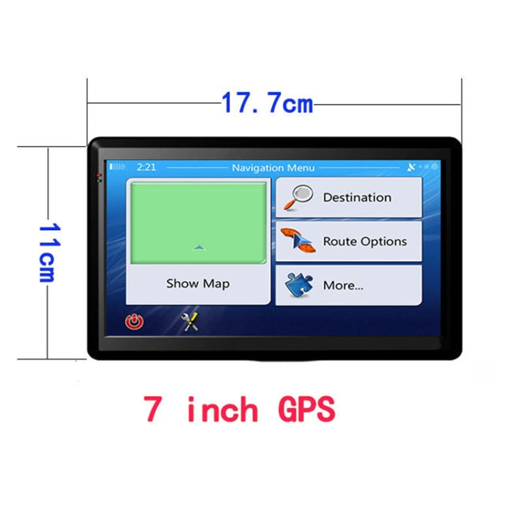7 inch Car GPS Navigator 8G+256M Capacitive Screen High Configuration, Specification:North America Map - Car MP3 & MP4 & MP5 by PMC TechLife | Online Shopping South Africa | PMC TechLife | Buy Now Pay Later Mobicred