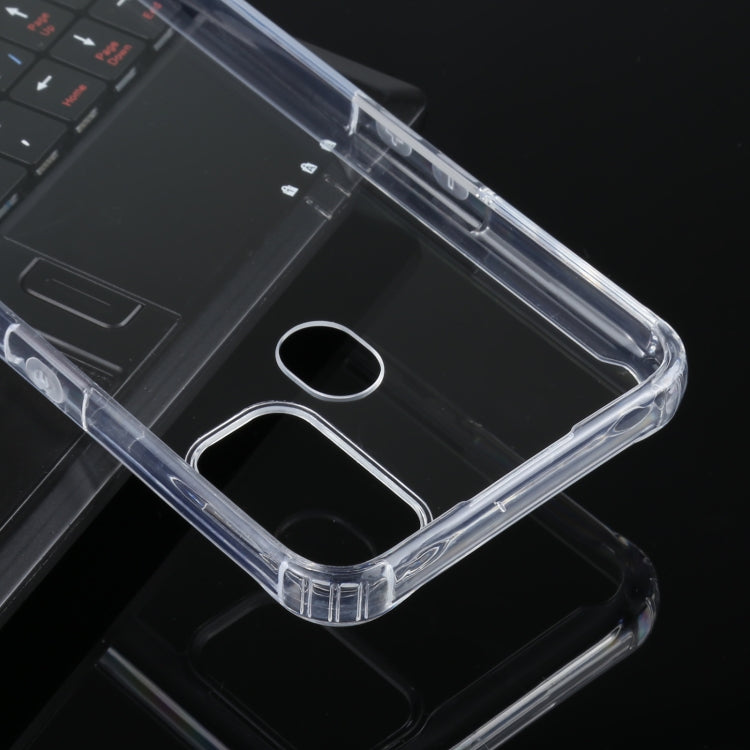 For OPPO A53 / A32 Four-corner Shockproof Transparent TPU + PC Protective Case - OPPO Cases by PMC TechLife | Online Shopping South Africa | PMC TechLife