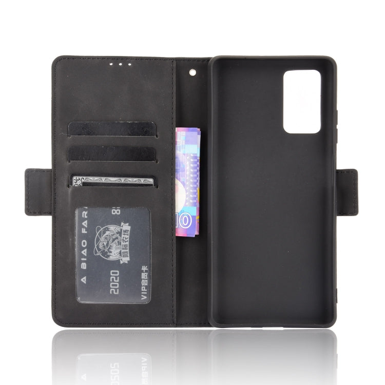 For Blackview A100 Skin Feel Calf Pattern Horizontal Flip Leather Case with Holder & Card Slots & Photo Frame(Black) - More Brand by PMC Jewellery | Online Shopping South Africa | PMC Jewellery | Buy Now Pay Later Mobicred