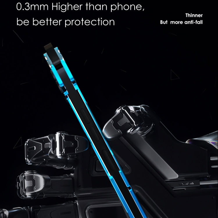 For iPhone 13 Pro Max R-JUST Shockproof Armor Metal Protective Case (Blue) - free shipping - PMC TechLife - Order now!