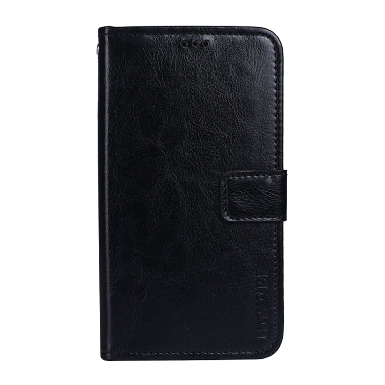 idewei Crazy Horse Texture Horizontal Flip Leather Case with Holder & Card Slots & Wallet For Doogee N40 Pro(Black) - More Brand by idewei | Online Shopping South Africa | PMC TechLife | Buy Now Pay Later Mobicred